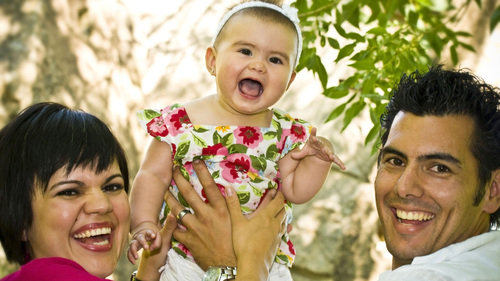 Rodzice z małym dzieckiem