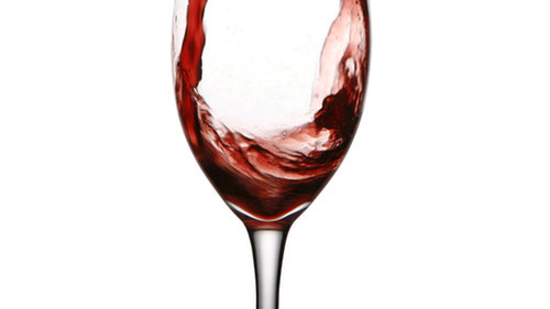 kieliszek czerwonego wina