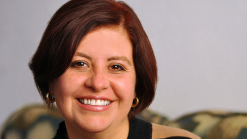 Uśmiechająca się kobieta