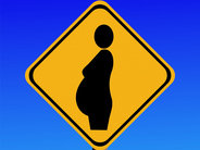 kobieta w ciąży znak drogowy